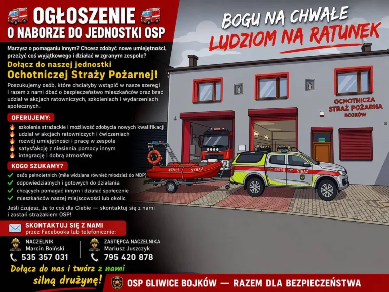 ZOSTAŃ STRAŻAKIEM OCHOTNIKIEM!
